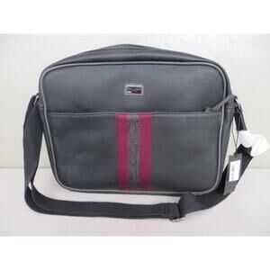 NWT Ted Baker Kobra Webbing Messenger Bag Black